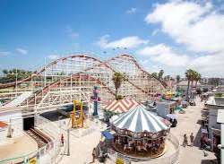The Belmont Park was originally built as the Missi The Belmont Park was originally built as the Mission Beach Amusement Center by John D. Spreckels in the year 1925. The intention was to bump up the re